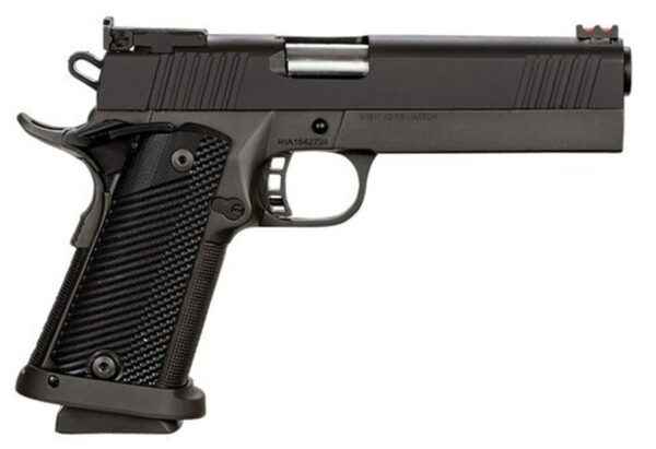 Rock Island Armory PRO Ultra Match HC Single 40 S&W 5" Barrel, Black G10 Grip Black Parkerized, 17rd