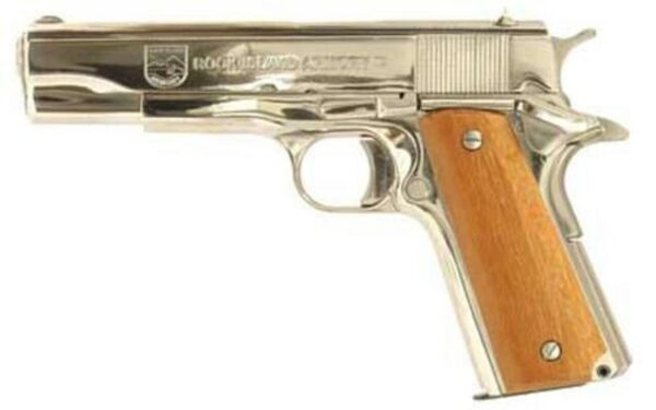 Rock Island Armory 1911-A1 GI Standard .38 Super 5" Nickel 9rd Mag - CA Compliant