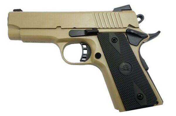 Rock Island Armory 1911 CS Compact 9mm 3.5" Barrel Flat Dark Earth Cerakote 8rd Mag
