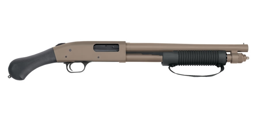 590 Shockwave Flat Dark Earth Cerakote 12 Gauge Pump-Action with 14 inch Barrel - Firearms | The Gun Shop