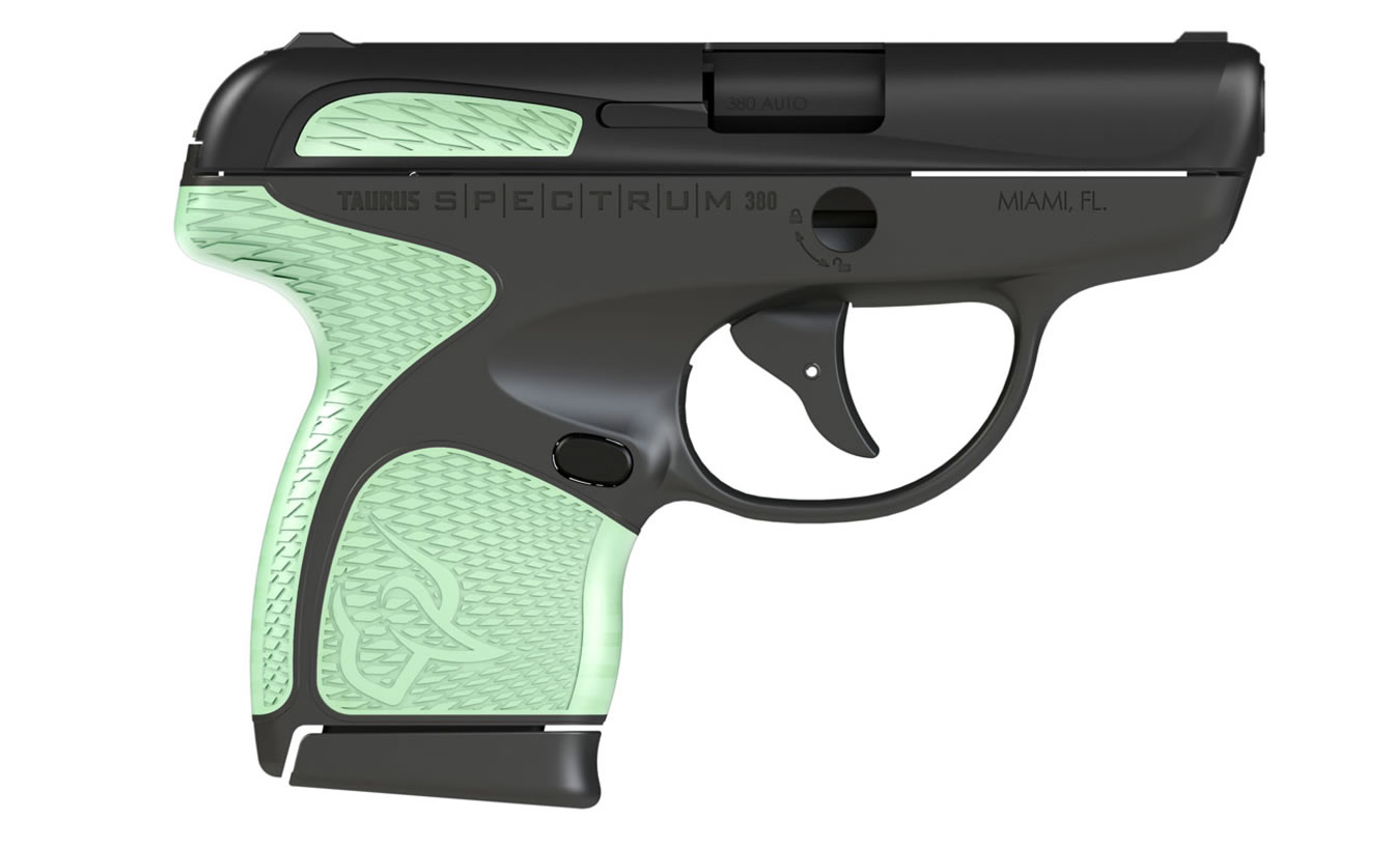 Spectrum 380 ACP Black/Gray Carry Conceal Pistol with Mint Grips - Firearms | The Gun Shop