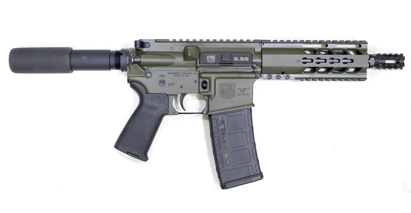 DB15 5.56mm OD Green Semi-Automatic Pistol - AR-15 Pistols | The Gun Shop