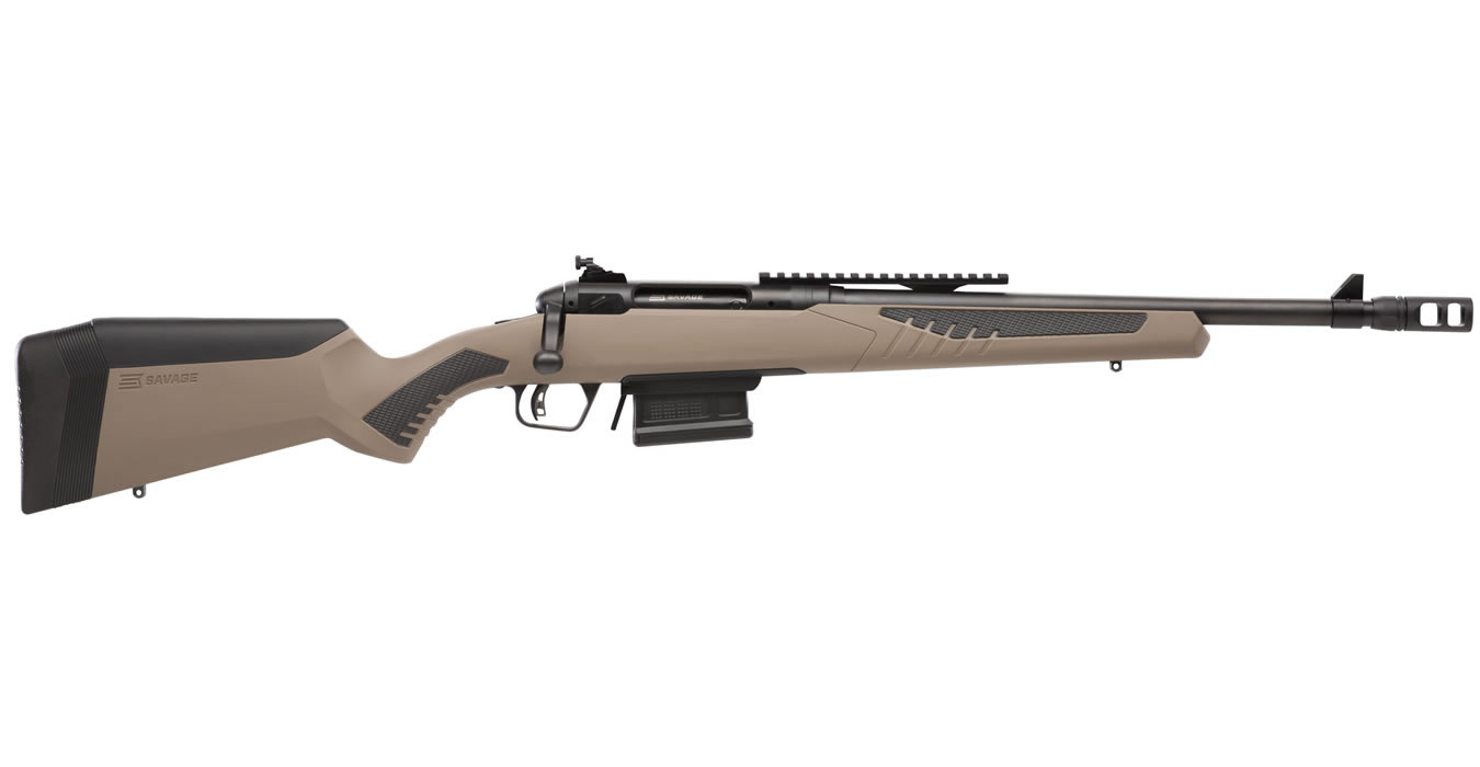 110 Scout 450 Bushmaster Bolt-Action Rifle with Flat Dark Earth Stock - Bolt-Action Rifles | The Gun Shop