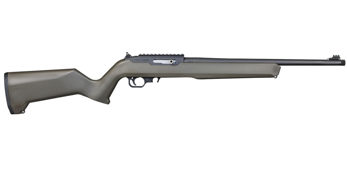 TCR-22 22LR Rimfire Rifle with OD Green Stock and Threaded Barrel - Firearms | The Gun Shop