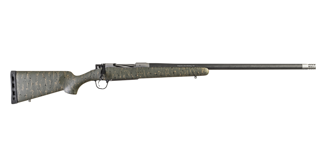 Ridgeline 300 Win Mag Bolt-Action Rifle with Green, Black and Tan Stock - Bolt-Action Rifles | The Gun Shop