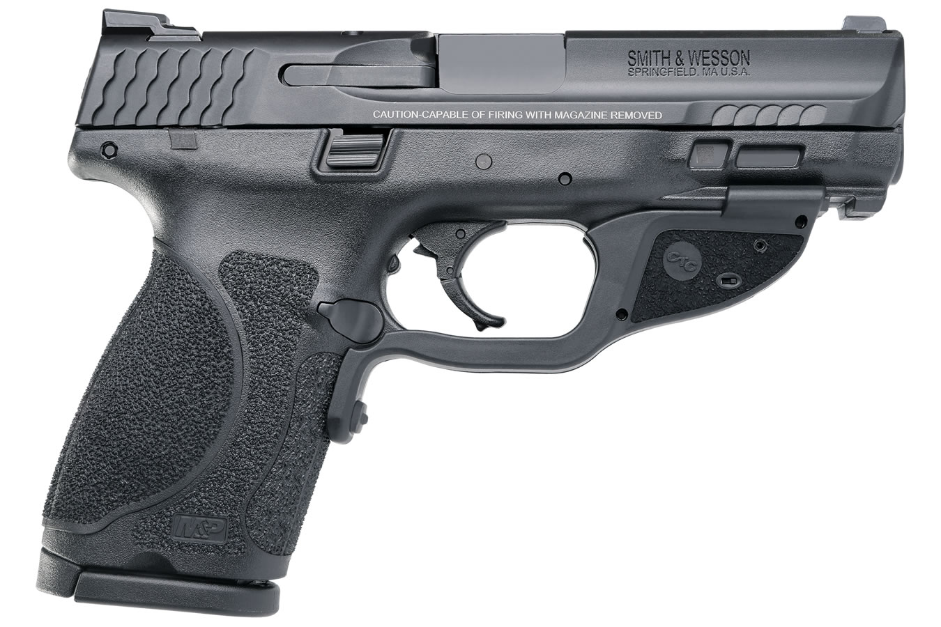 MP9 M2.0 Compact with Crimson Trace Green Laserguard - Firearms | The Gun Shop