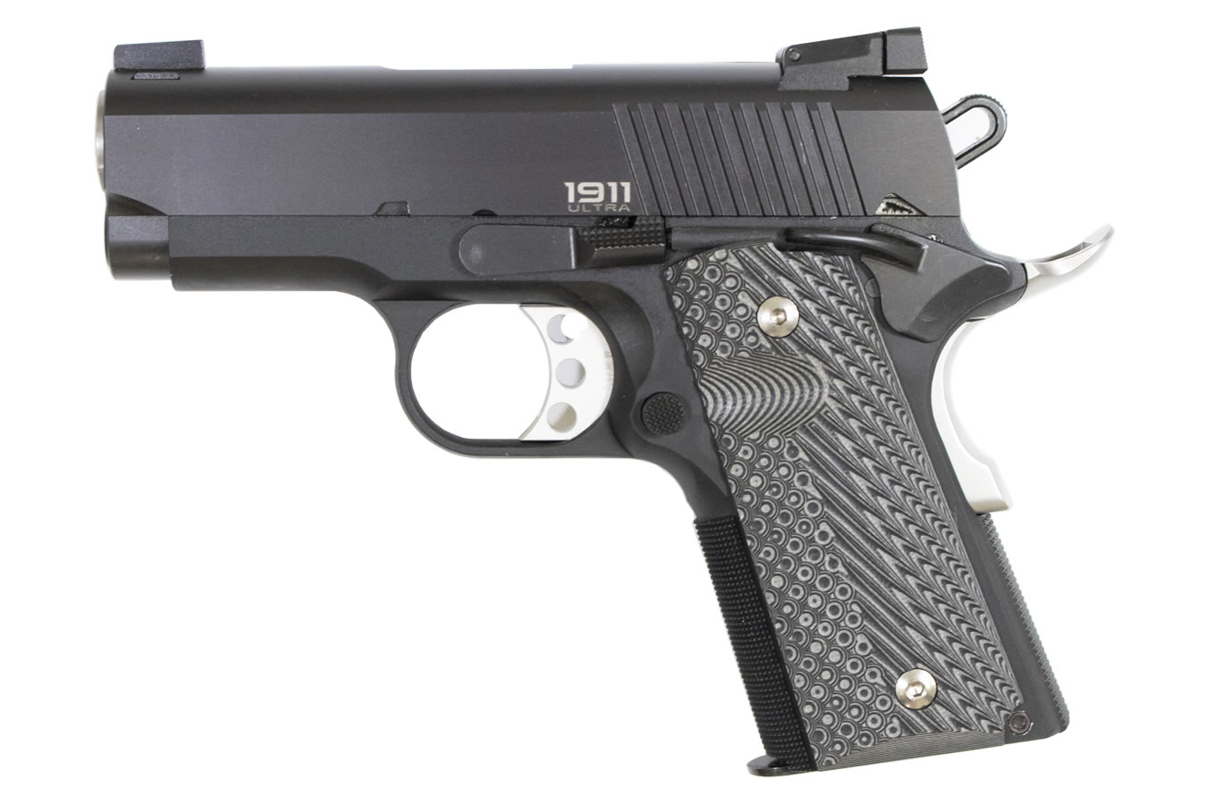 1911 Ultra 45 ACP Black Compact Pistol - Firearms | The Gun Shop