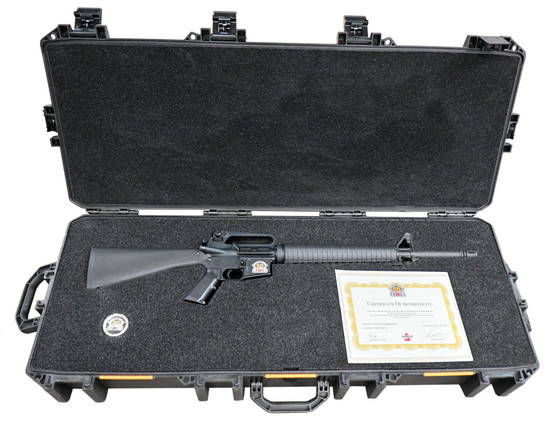 BUSHMASTER® XM15®A2 50TH ANNIVERSARY 20" FIXED CARRY HANDLE - CA COMPLIANT - 5.56/223 | The Gun Shop