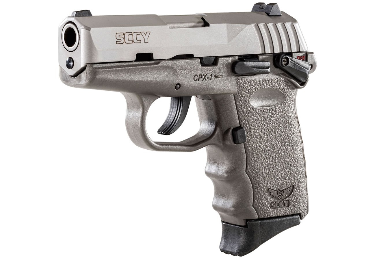 CPX-1 9mm Pistol with Sniper Gray Frame and Stainless Steel Slide - Firearms | The Gun Shop