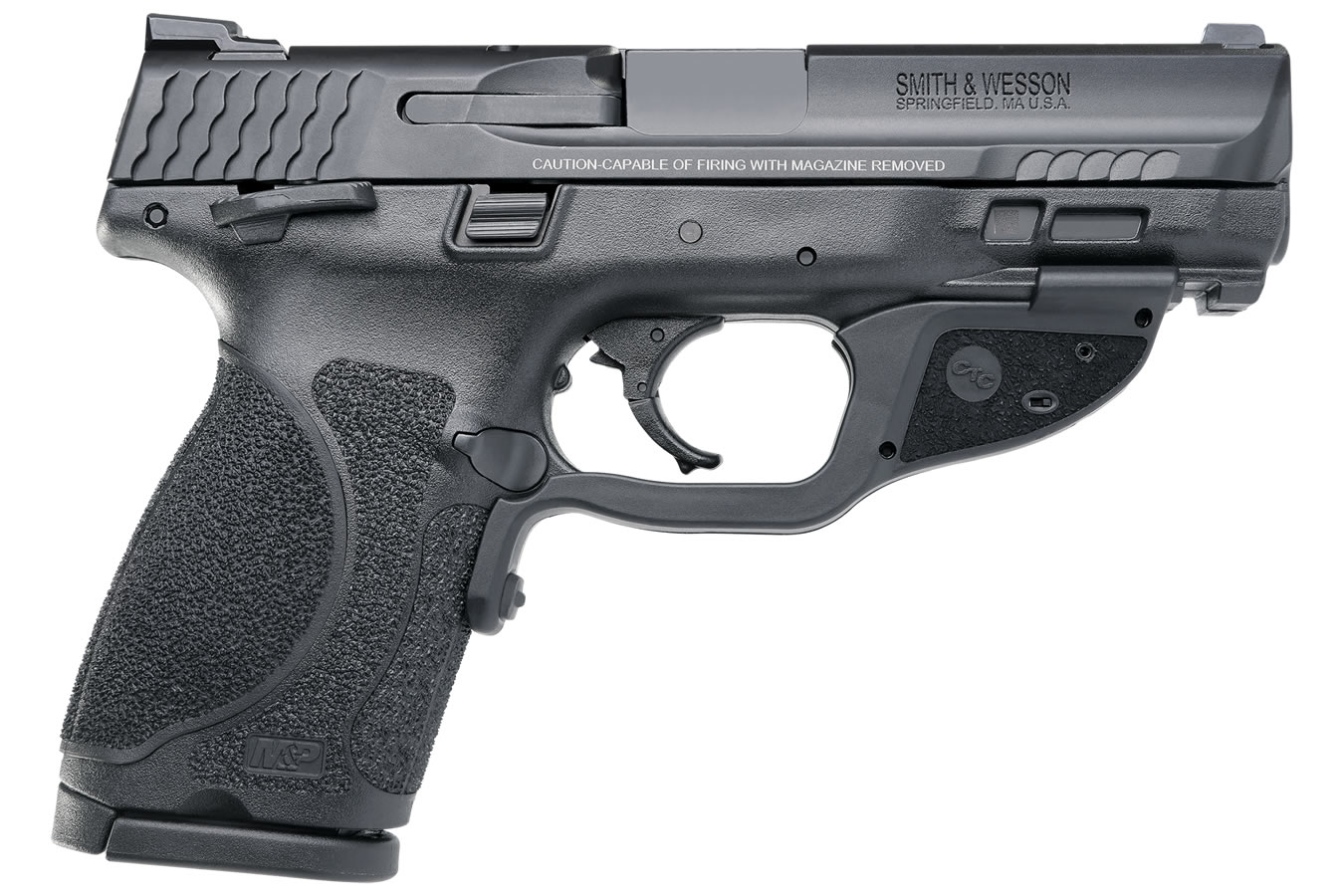 MP9 M2.0 Compact with Crimson Trace Green Laserguard and Thumb Safety - Firearms | The Gun Shop