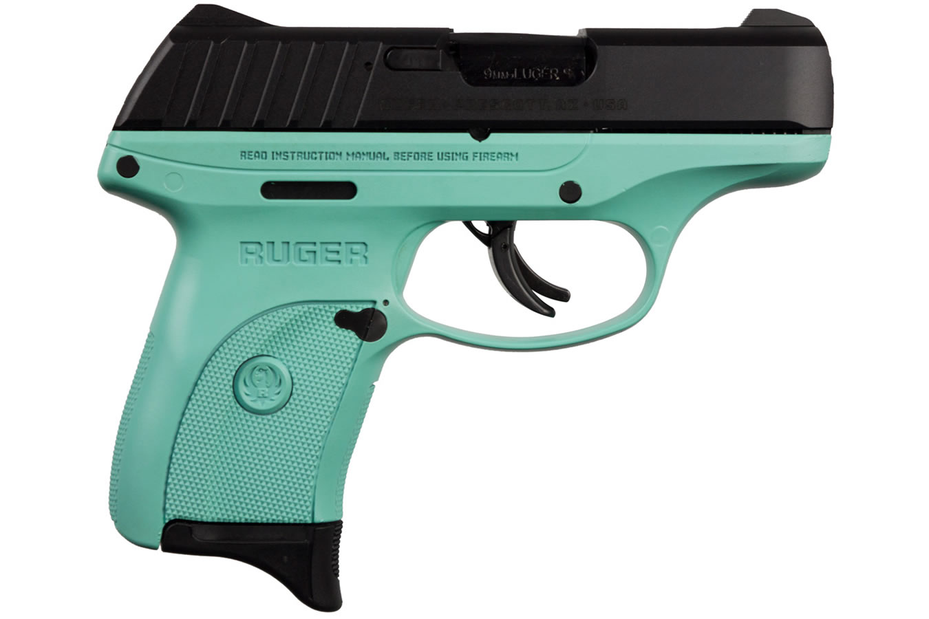 EC9s 9mm Striker-Fired Pistol with Turquoise Grip Frame - Firearms | The Gun Shop