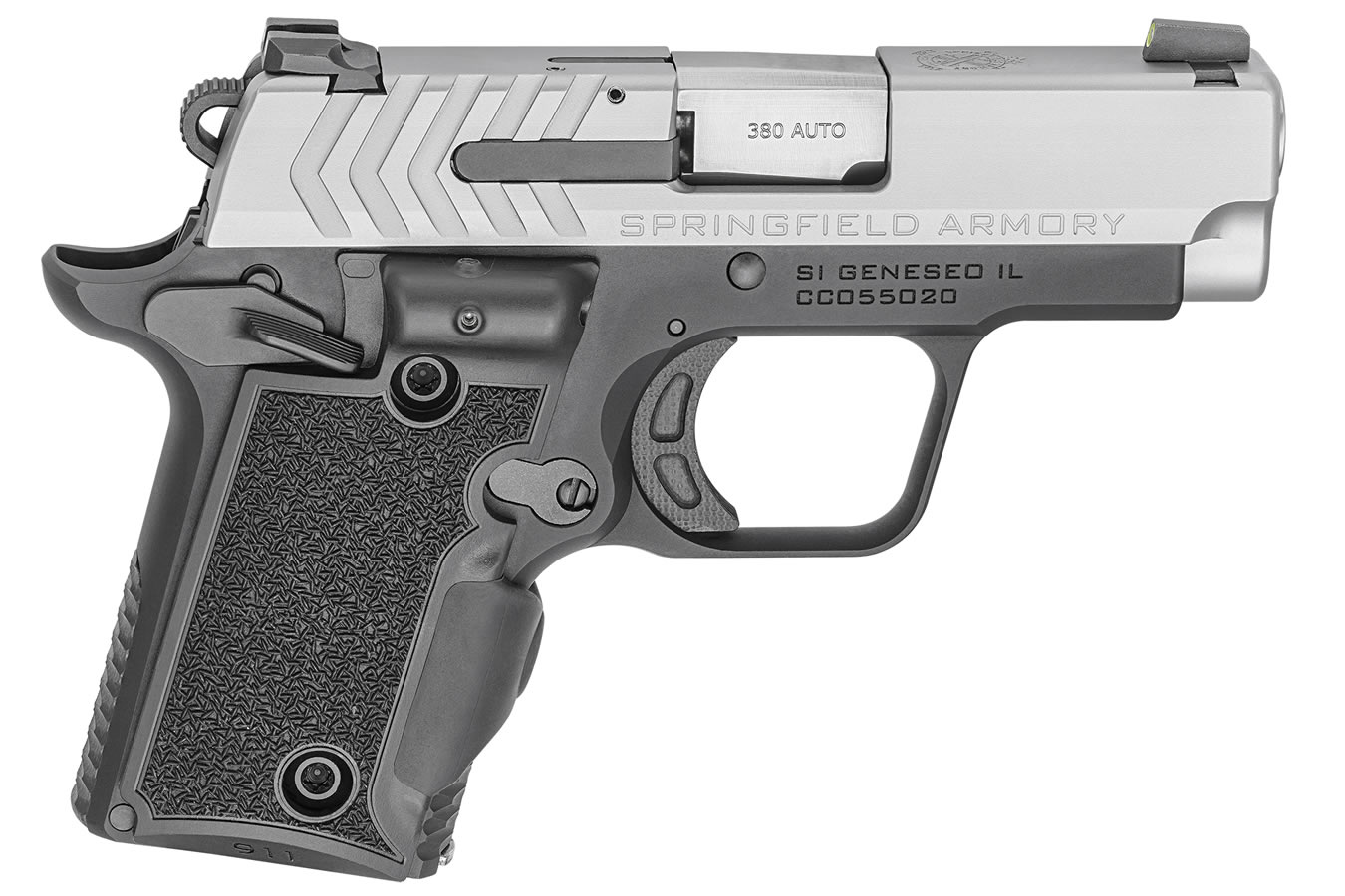 911 380 ACP Stainless Carry Conceal Pistol with Green Viridian Laser - Firearms | The Gun Shop