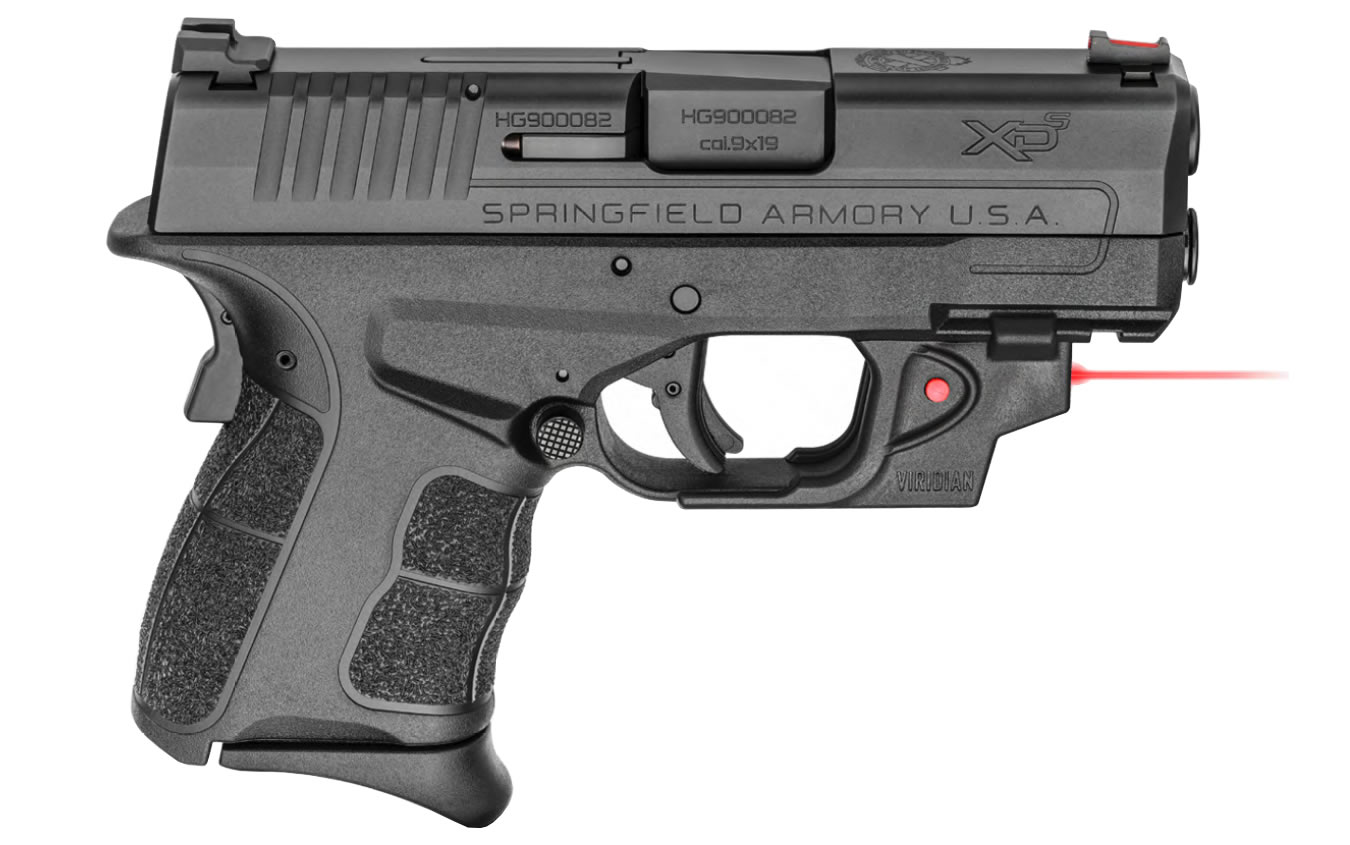 XDS Mod.2 3.3 Single Stack 9mm Carry Conceal Pistol with Viridian Laser - Firearms | The Gun Shop