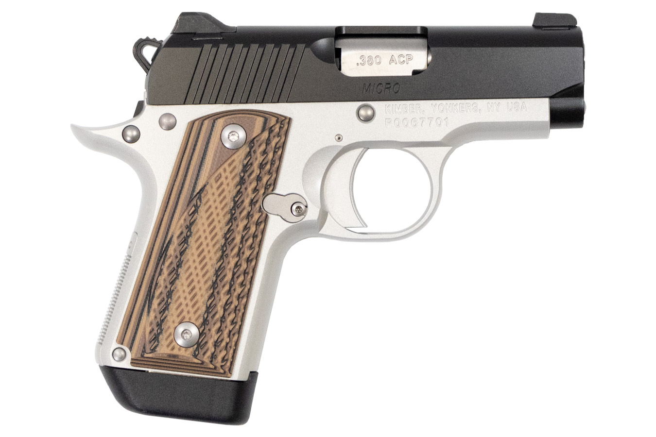 Micro Carry Advocate 380 Auto with Night Sights and Brown G10 Grips - Firearms | The Gun Shop