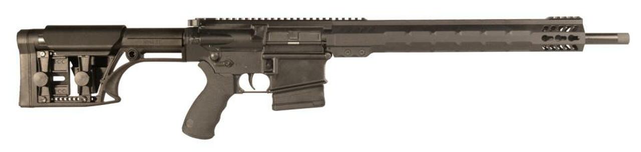 Armalite AR-10 Versatile Sporting Rifle 7.62x51mm 18" Threaded Barrel 5/8x24 TPI MBA-1 Light Weight Precision Adjustable Stock Black 10rd California Compliant