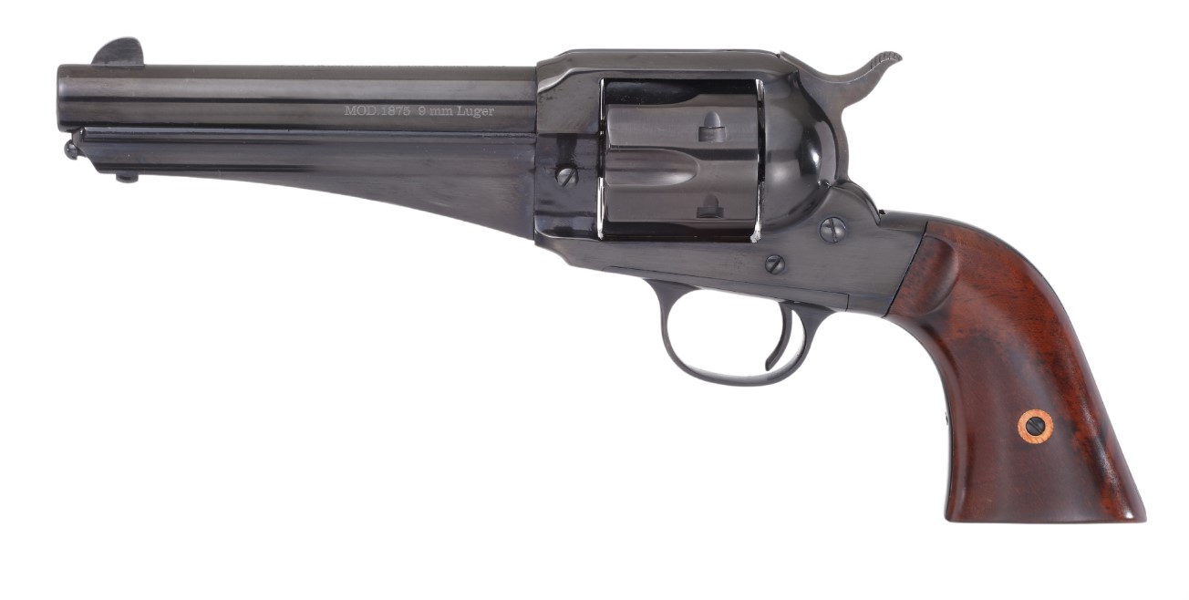 Taylors and Company 1875 Outlaw 9mm 5.5″ Revolver - revolvers | The Gun Shop