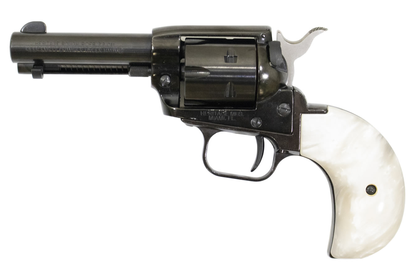 Rough Rider 22LR/22WMR Combo Revolver with Pearl Bird Head Grips