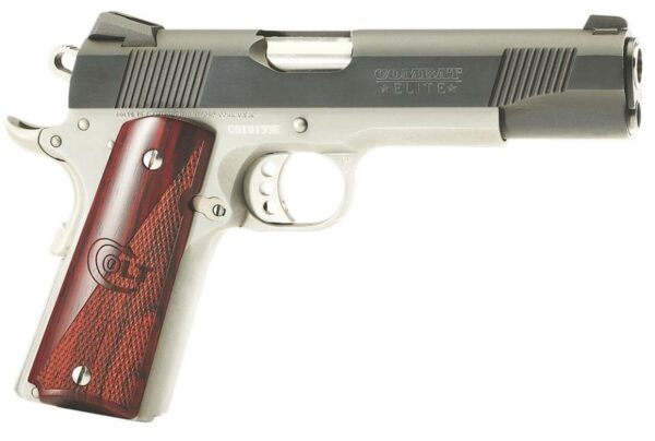 Colt 1911 XSE Combat Elite 45ACP 5" Barrel Two-Tone Finish Rosewood Grips 8 Rd Mag