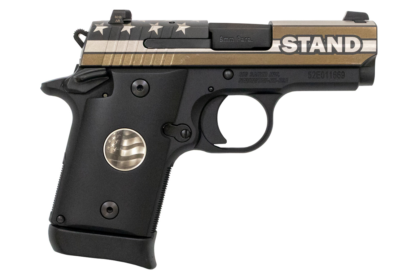 P938 Stand 9mm Micro Compact Pistol with Night Sights - Firearms | The Gun Shop