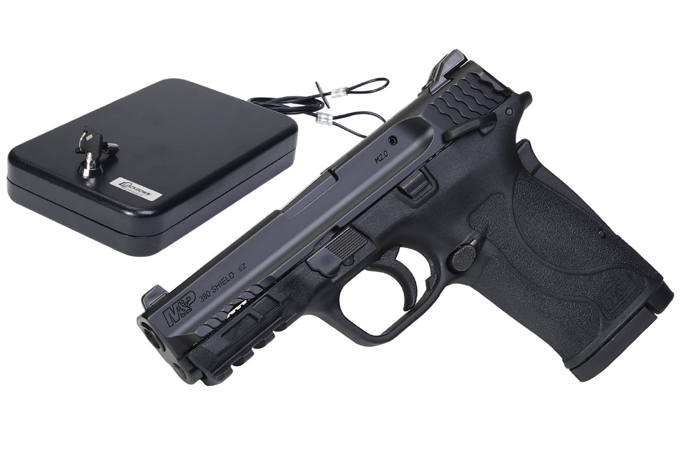 MP380 Shield EZ 380 ACP Pistol w/ Thumb Safety and Lockdown Large Handgun Vault - Firearms | The Gun Shop