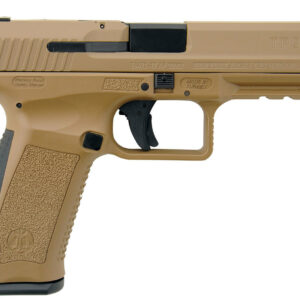 Century CanikTP9SA Mod.2 Single 9mm Luger 4.46" Barrel Desert Tan Interchangeable Grip 18rd Mag