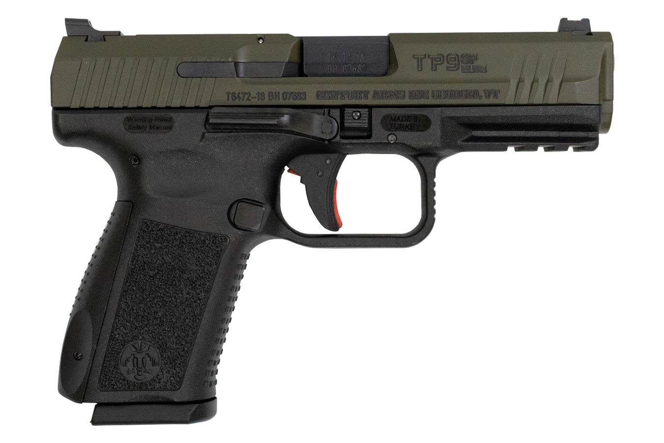 TP9SF Elite 9mm Pistol with OD Green Slide - Firearms | The Gun Shop