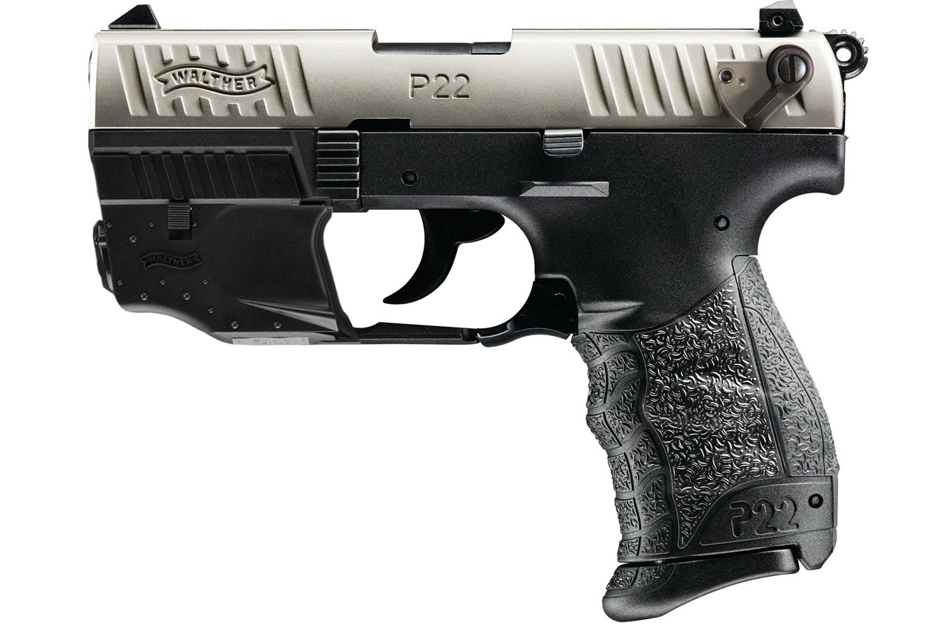 P22 QD Nickel 22LR RImfire Pistol with Laser - Firearms | The Gun Shop