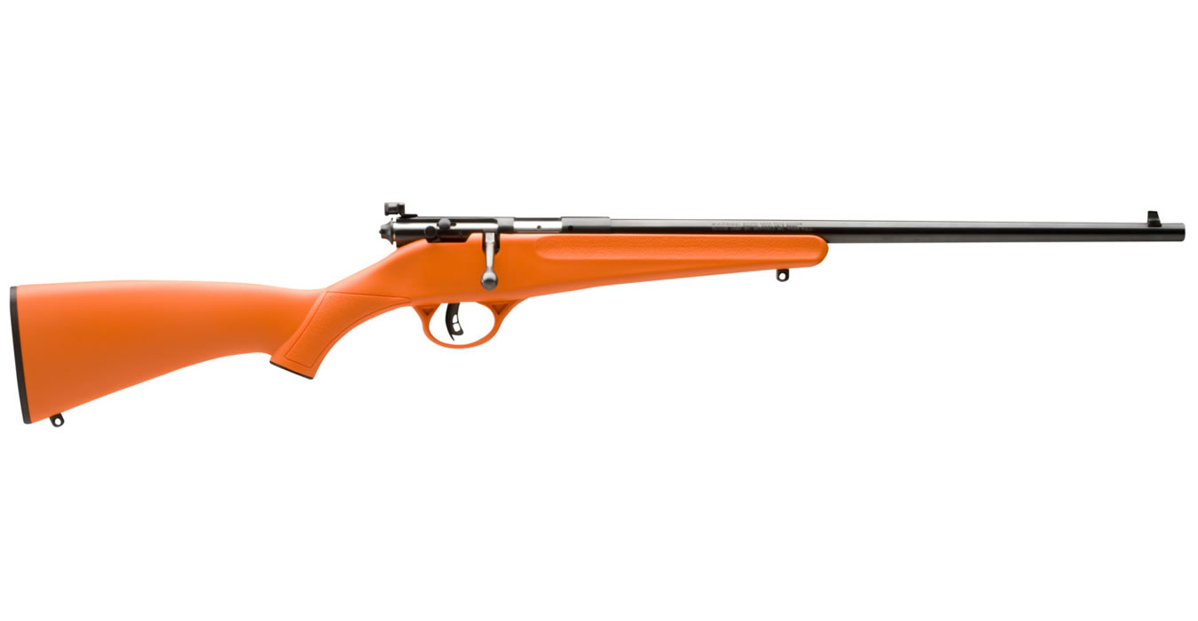 Rascal Youth 22LR Bolt Action Rimfire Rife with Orange Stock - Bolt-Action Rimfire Rifles | The Gun Shop