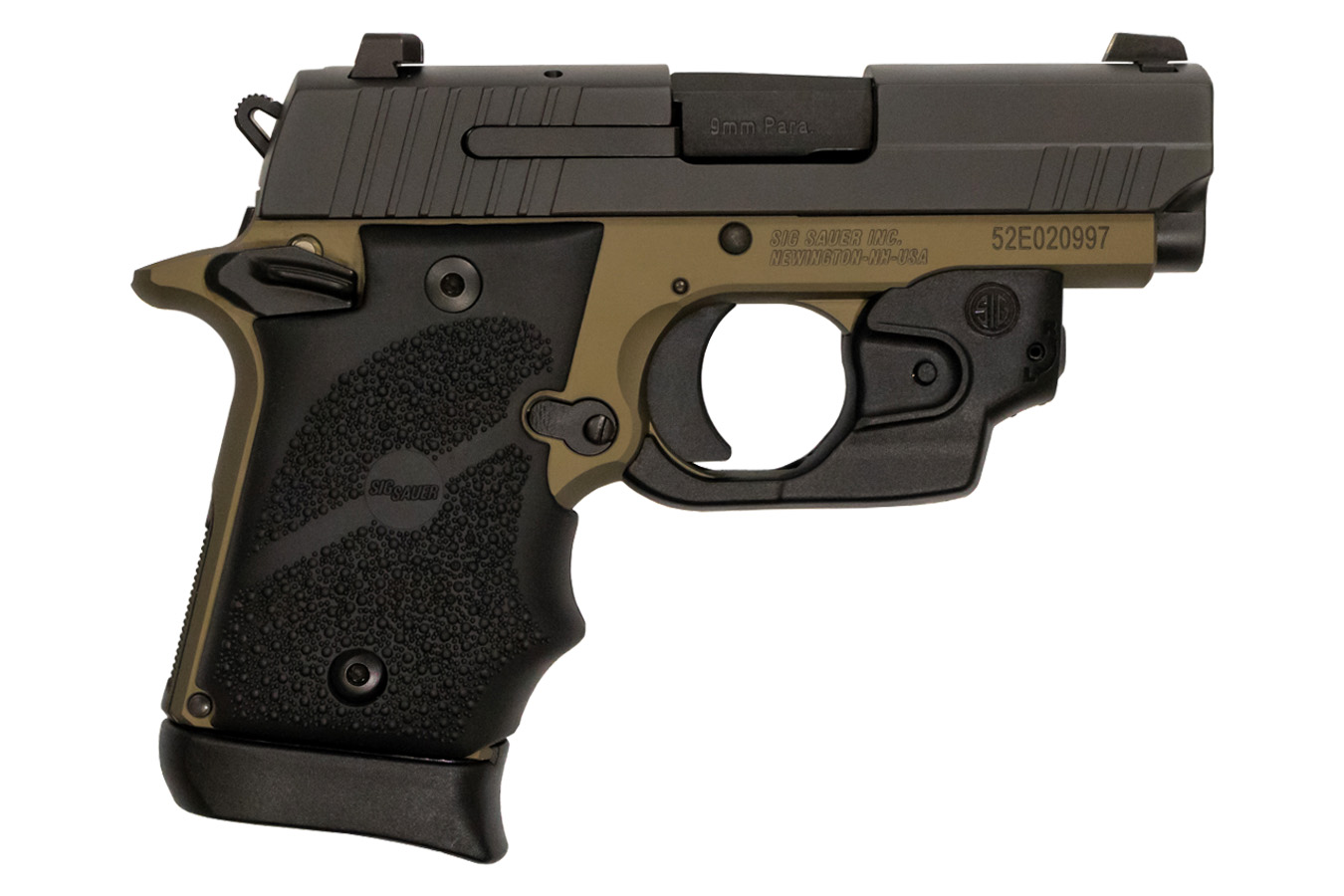 P938 Desert Bronze Two-Tone 9mm with Sig Lima-38 Laser - Firearms | The Gun Shop