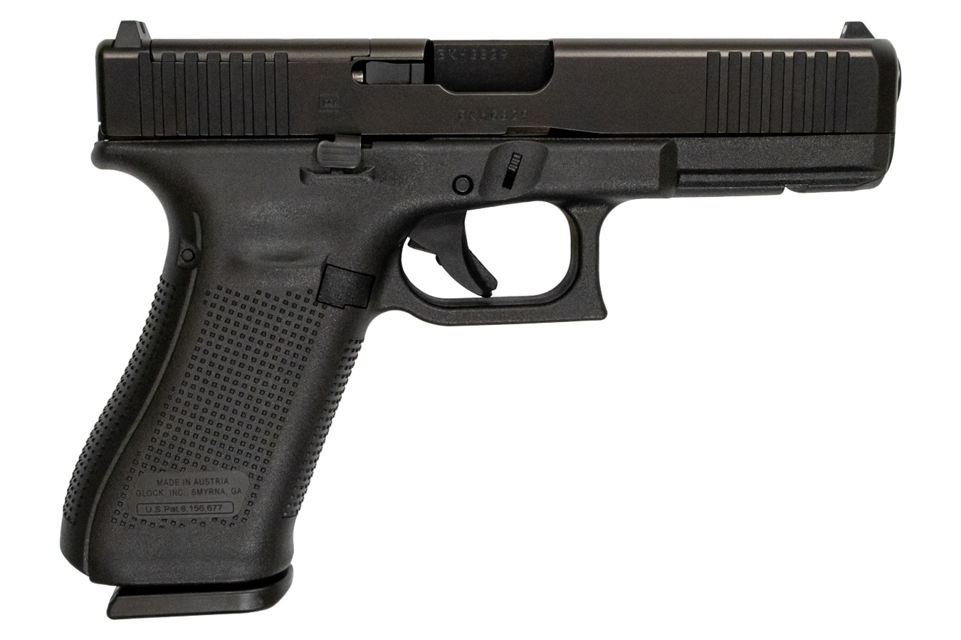 17 Gen5 9mm MOS Full-Size Pistol with Front Serrations - Firearms | The Gun Shop