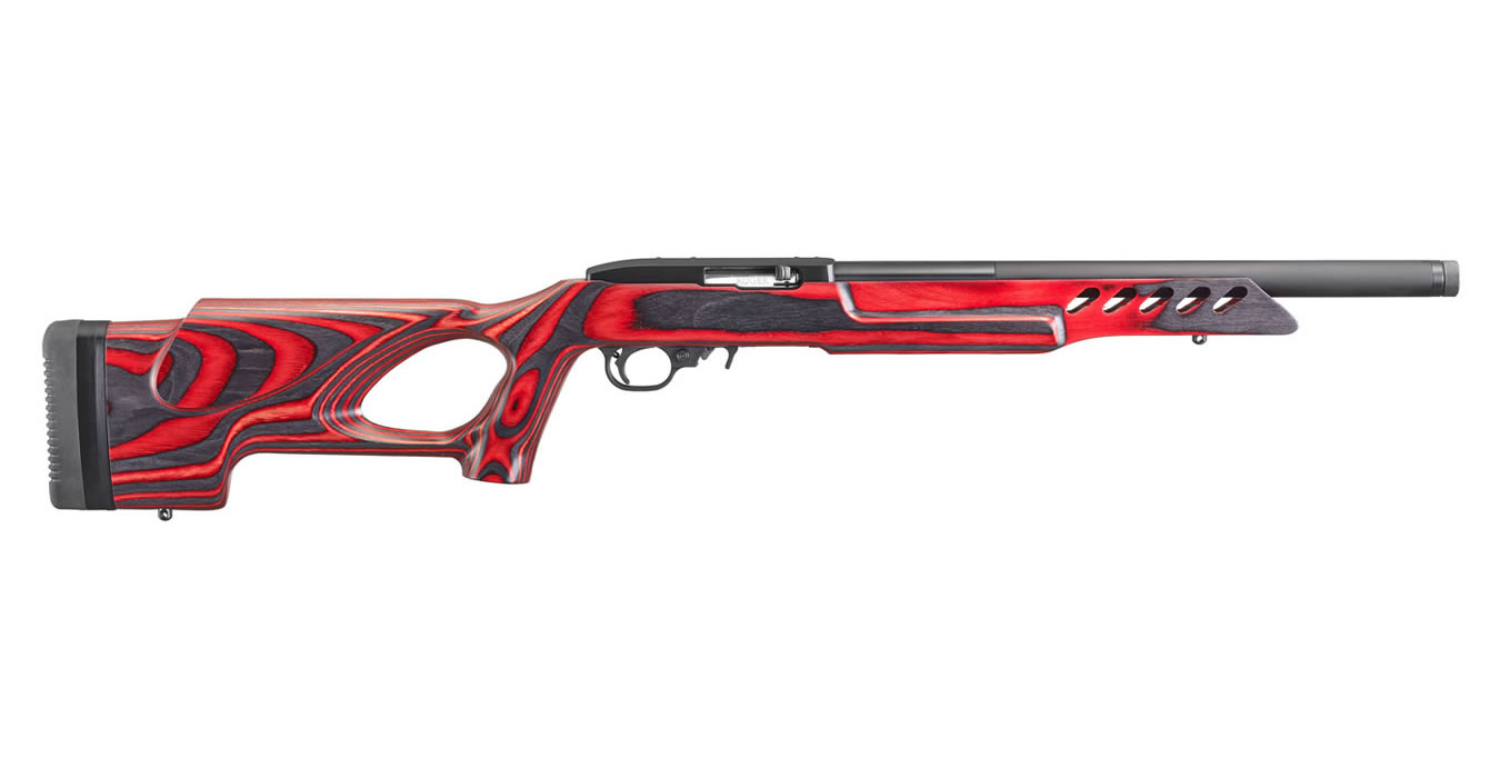 10/22 Target Lite 22 LR Red/Black Rifle - Firearms | The Gun Shop