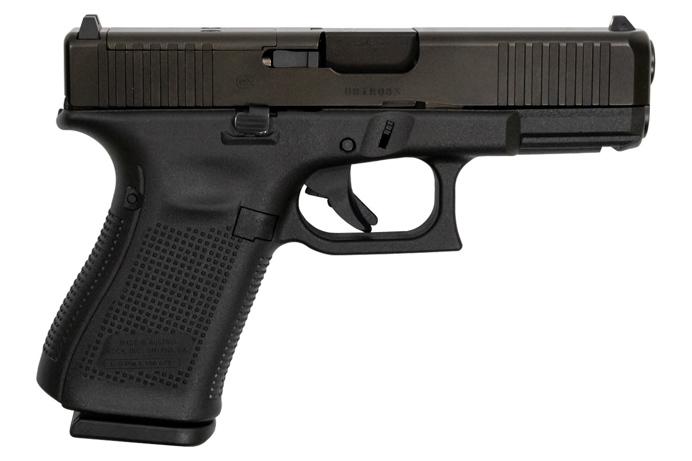 19 Gen5 9mm MOS Compact Pistol with Front Serrations - Firearms | The Gun Shop