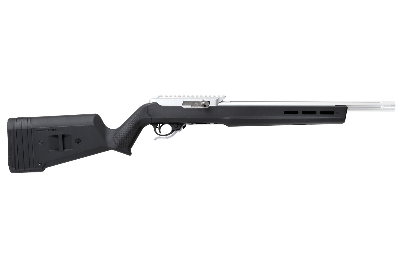X-Ring 22 LR Rifle with Magpul Hunter X-22 Stock and Silver Barrel - Firearms | The Gun Shop