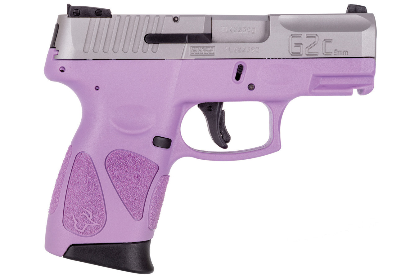 G2C 9mm Sub-Compact Pistol with Light Purple Frame and Matte Stainless Slide - Firearms | The Gun Shop