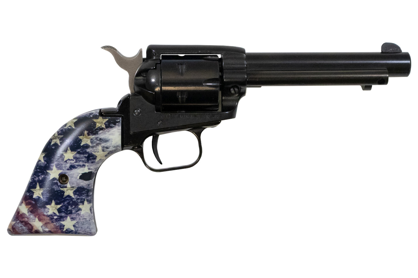 Rough Rider 22LR Rimfire Revolver with 4.75 inch Barrel and American Flag Grips - Firearms | The Gun Shop