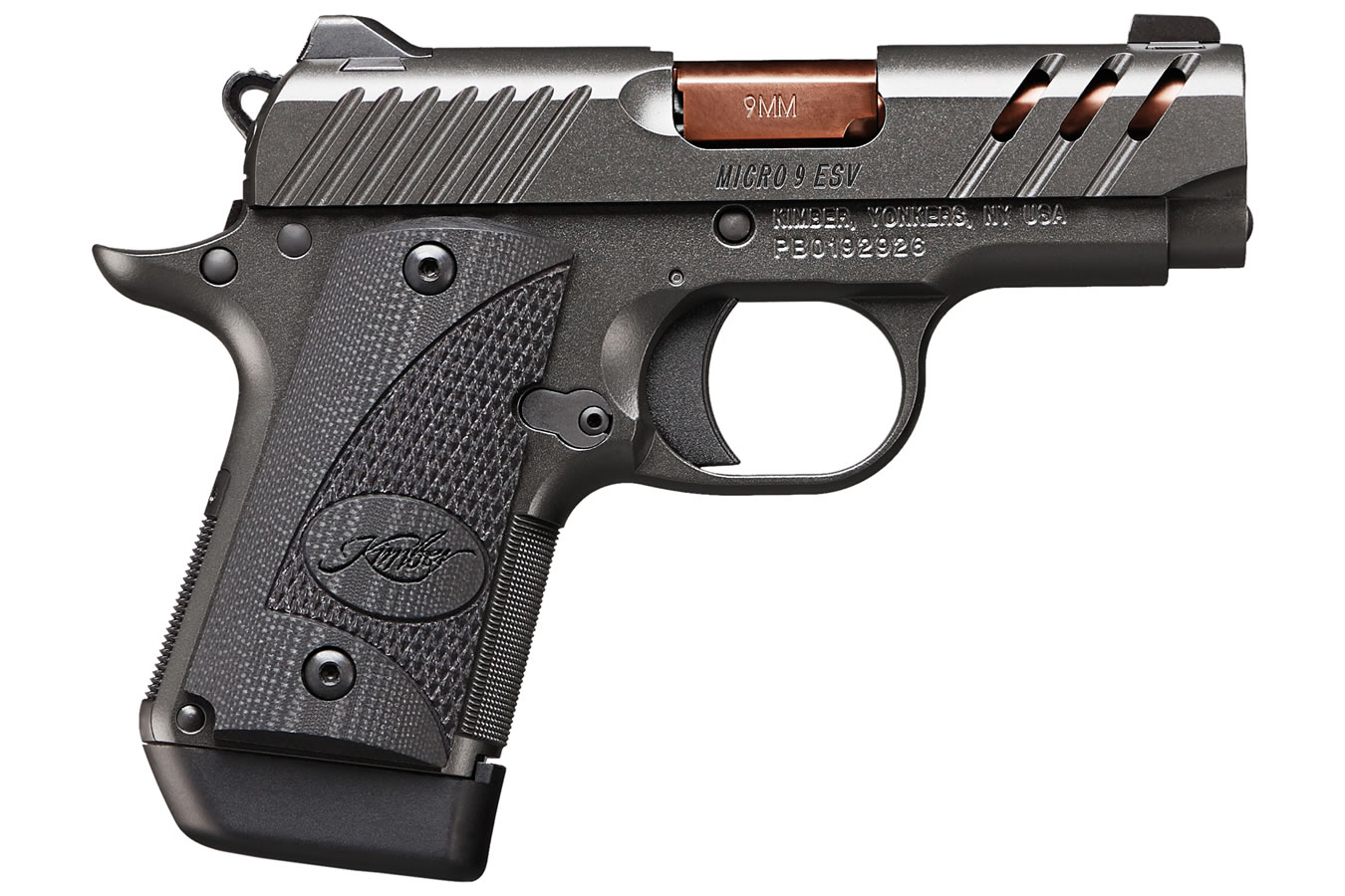 Micro 9 ESV Gray 9mm Carry Conceal Pistol with Ported Slide - Firearms | The Gun Shop