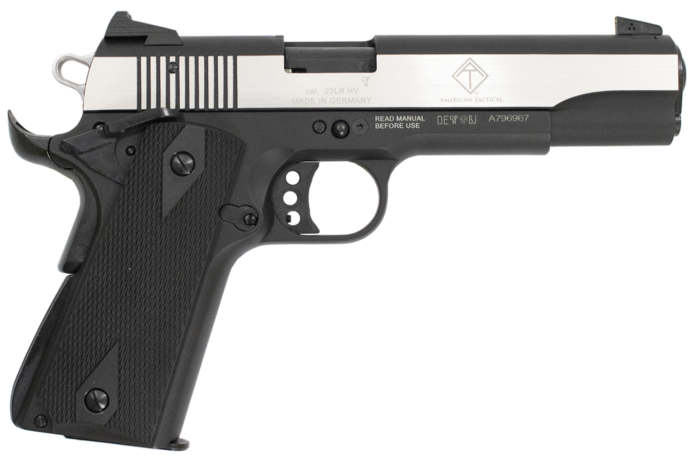 GSG M1911 22LR Rimfire Pistol with 5-Inch Barrel and Polished Slide - Firearms | The Gun Shop
