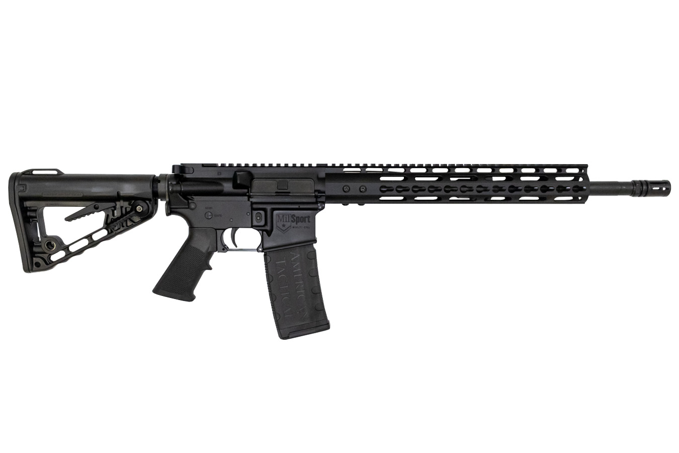 Mil-Sport 5.56mm Semi-Auto Rifle with Rogers Super Stoc and KeyMod Rail - Firearms | The Gun Shop