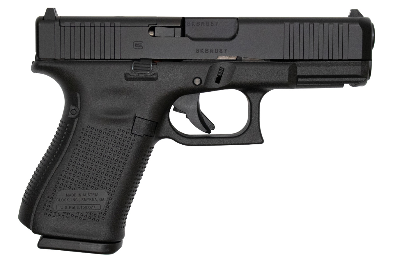 19 Gen5 9mm MOS 10-Round Pistol with Front Slide Serrations - Firearms | The Gun Shop