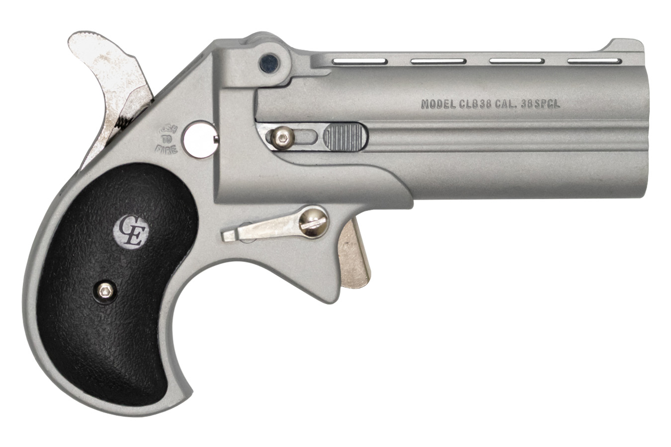 .38 Special Long Bore Derringer with Satin Cerakote Finish and Black Grips - Derringers | The Gun Shop