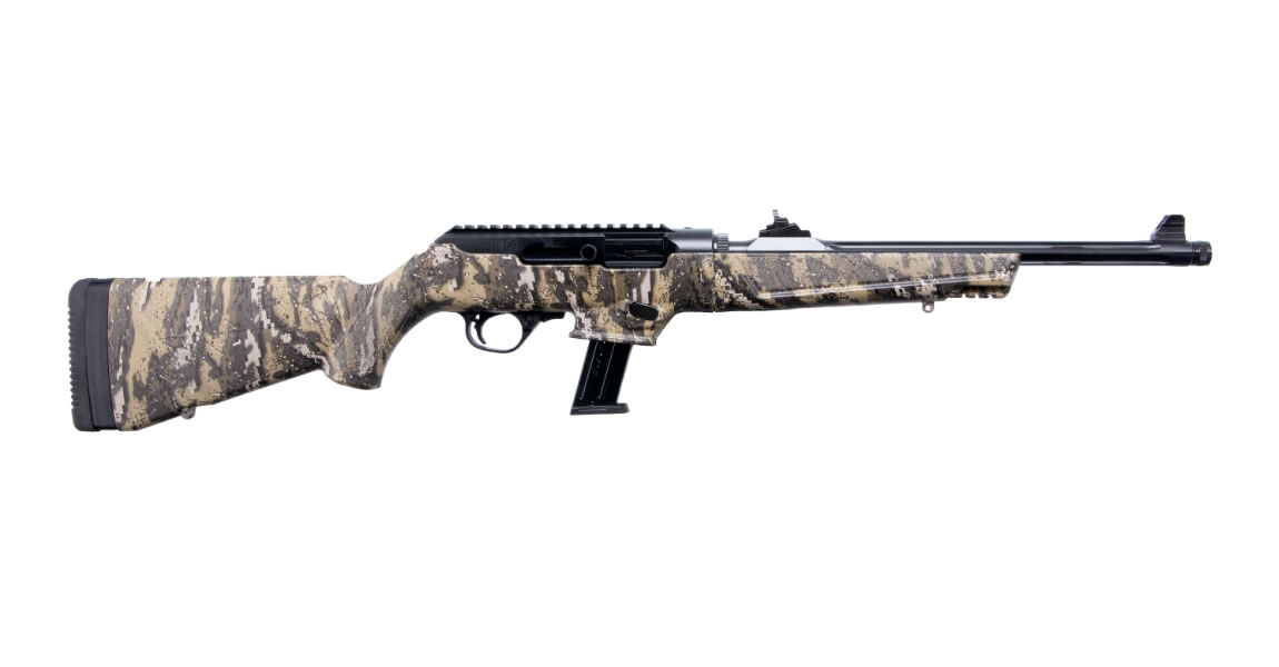 PC Carbine 9mm with Dissolve Camo Dip Stock and Threaded Barrel - Firearms | The Gun Shop
