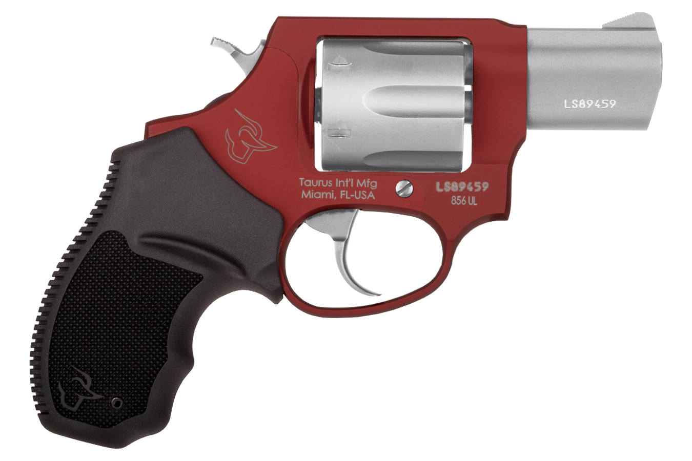 856 Ultra Lite 38 Special Revolver Burnt Orange Frame and Matte Stainless Slide