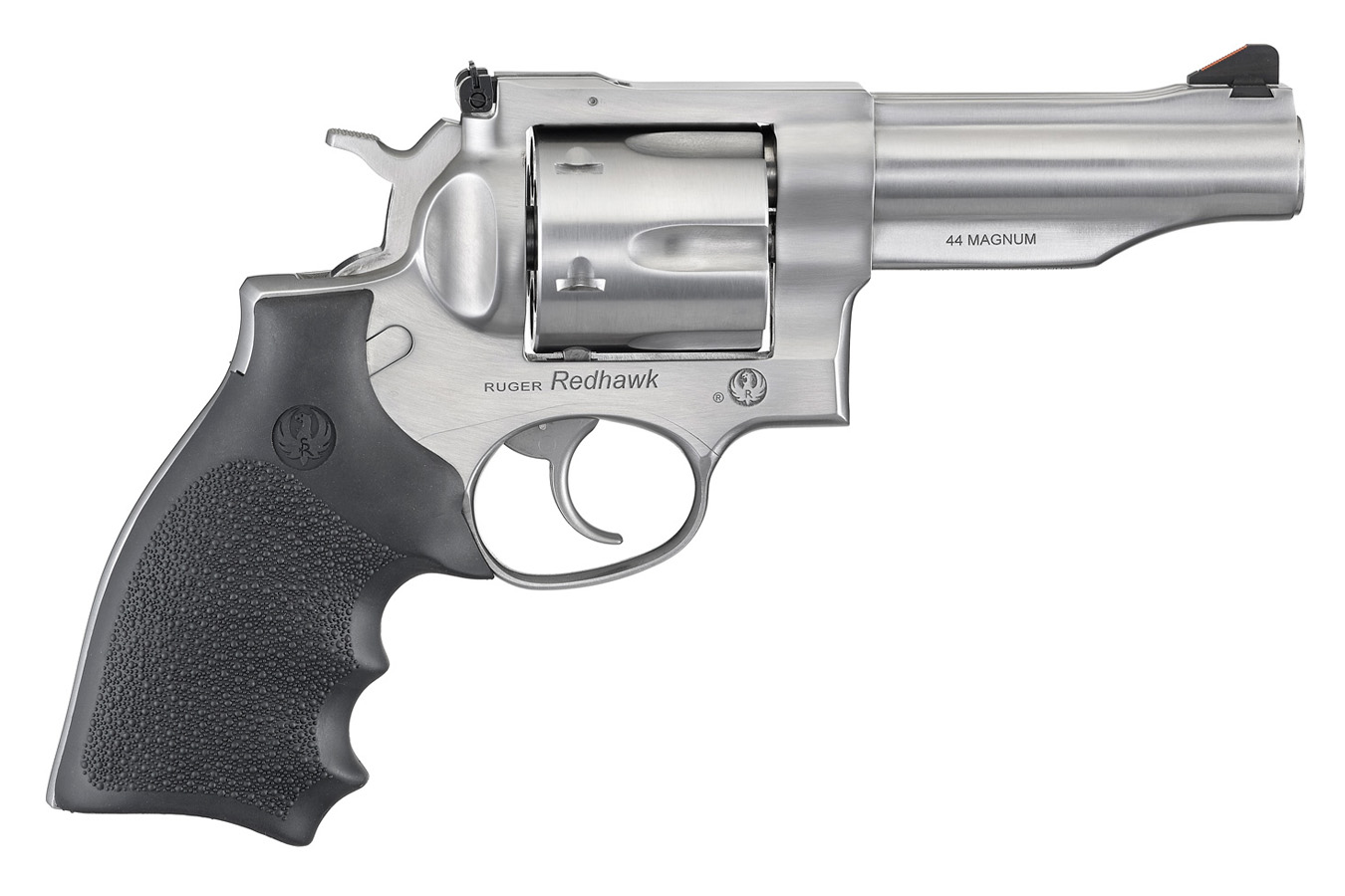 Redhawk 44 Rem Mag Satin Stainless Revolver with Hogue Monogrip - Firearms | The Gun Shop