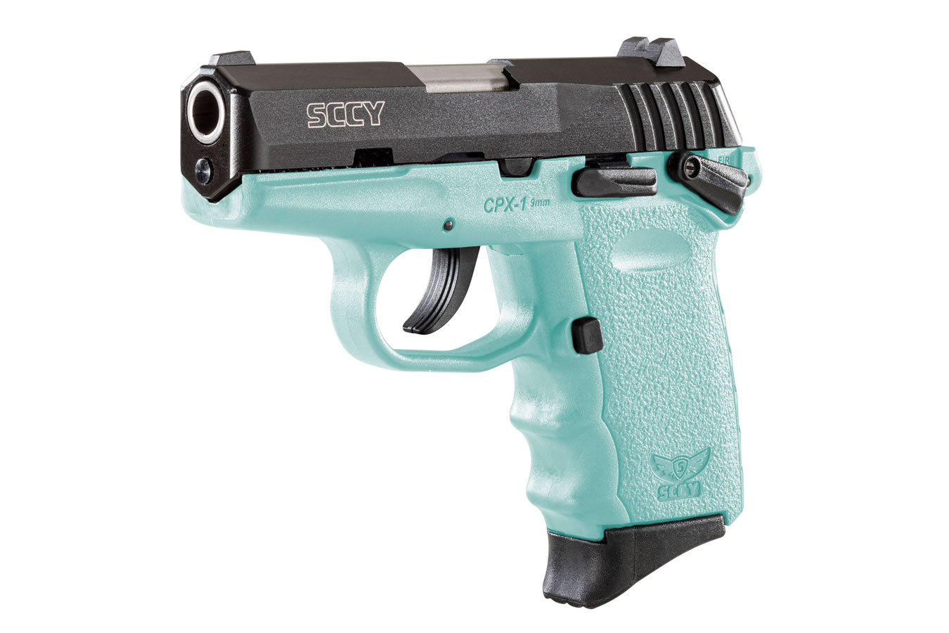CPX-1 9mm Pistol with Blue Frame and Black Nitride Finish - Firearms | The Gun Shop