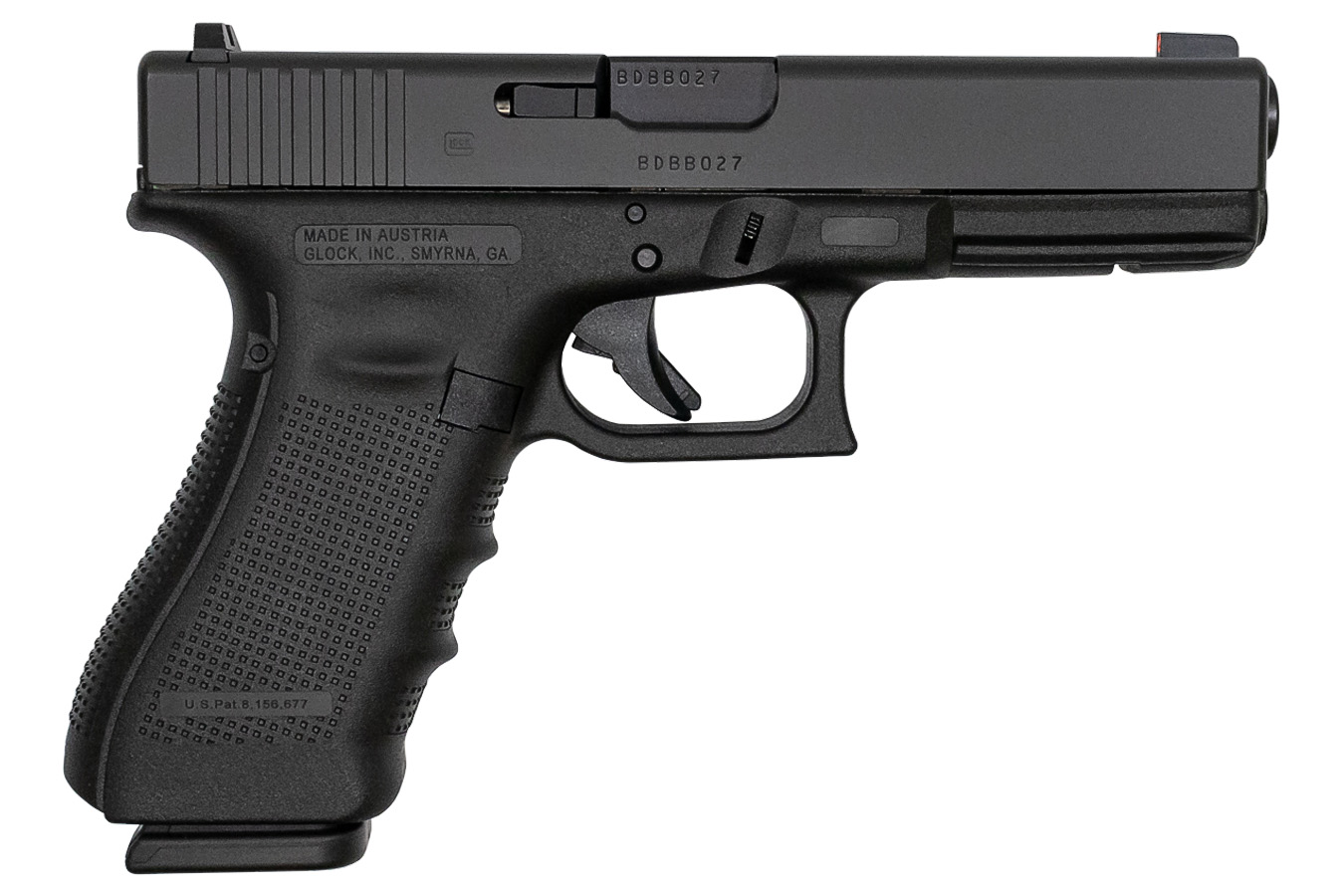 17 Gen4 ProGlo 9mm 17-Round Pistol with Front Night Sight