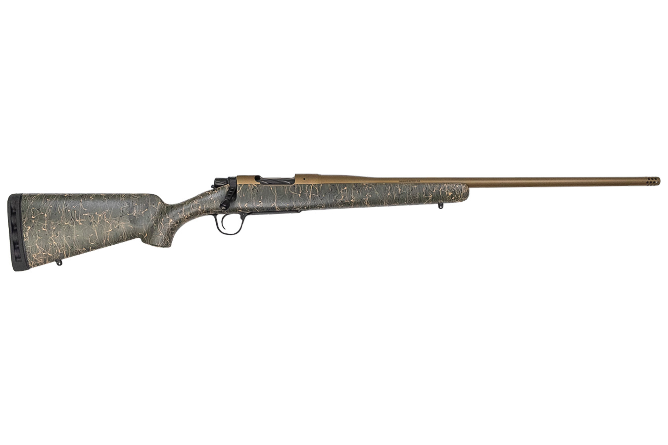 Mesa 6.5 PRC Bolt Action Rifle with Green Stock with Black and Tan Webbing - Bolt-Action Rifles | The Gun Shop