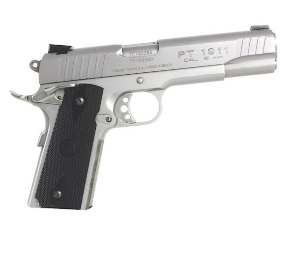 Taurus Model 1911 9MM 5" Barrel SS Finish, Novak Sights, 9 Round Mag - Taurus | The Gun Shop