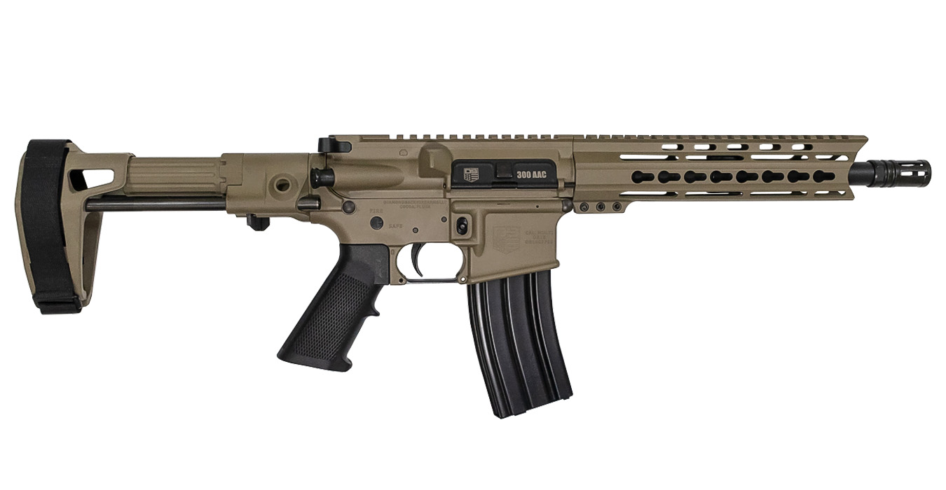 DB15 300 Blackout Flat Dark Earth Pistol with Maxim CQB Stabilizing Brace - Firearms | The Gun Shop