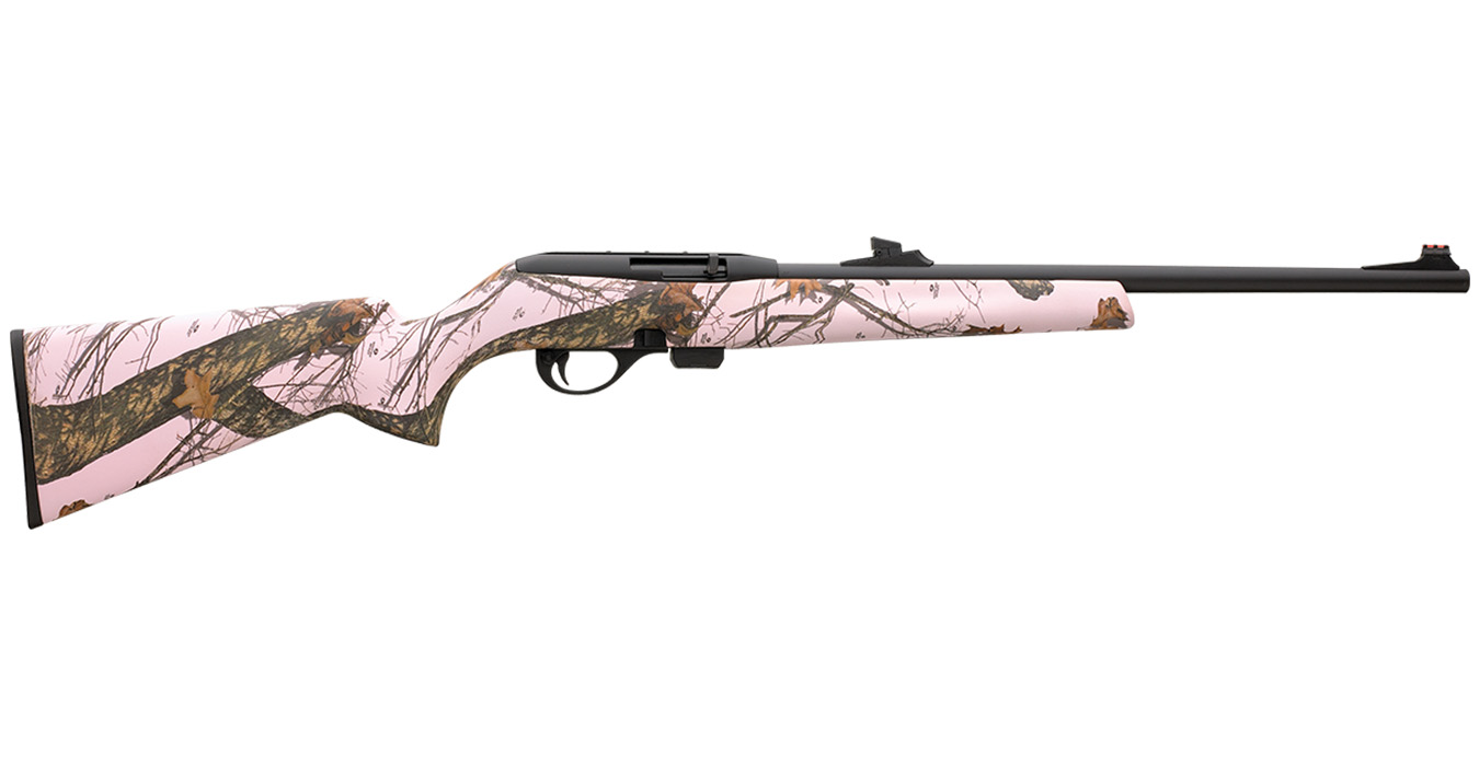 Model 597 22 LR Semi-Auto Rifle with Mossy Oak Pink Stock - Firearms | The Gun Shop