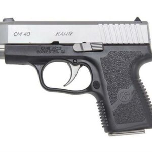 Kahr CM40 Pistol, 40 S&W 3.0" Barrel Black Polymer Frame, Matte Stainless